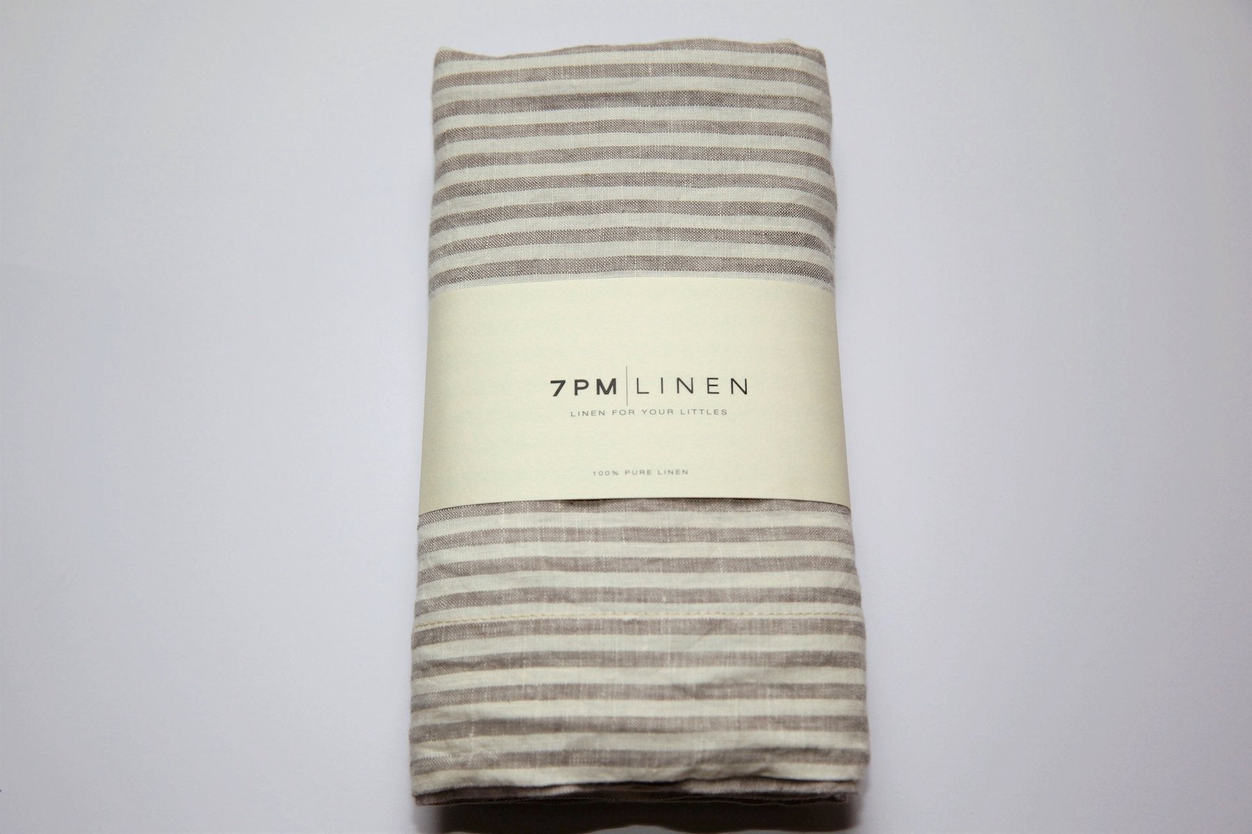 Linen Wrap - Grey Stripe